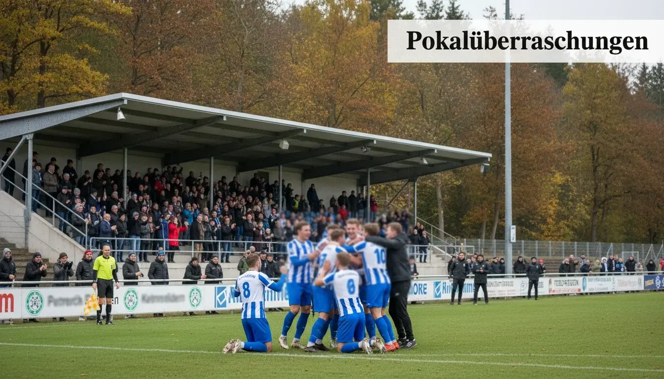 DFB Pokal Tipps – Pokalspiel zwischen Amateurverein und Proficlub auf einem Rasenplatz